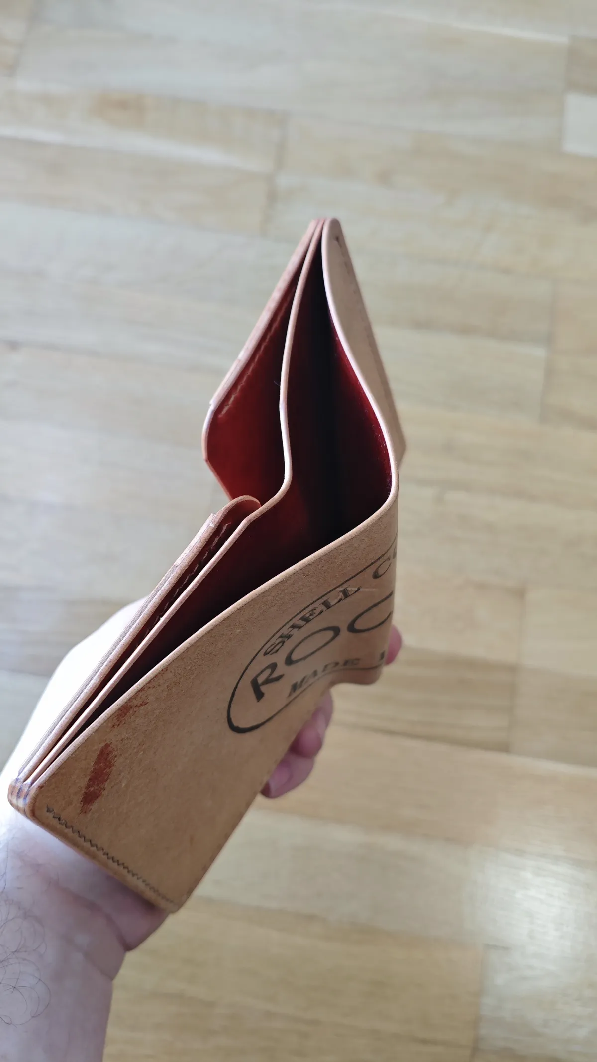 Ručno rađen kožni novčanik Rocado Shell Luca