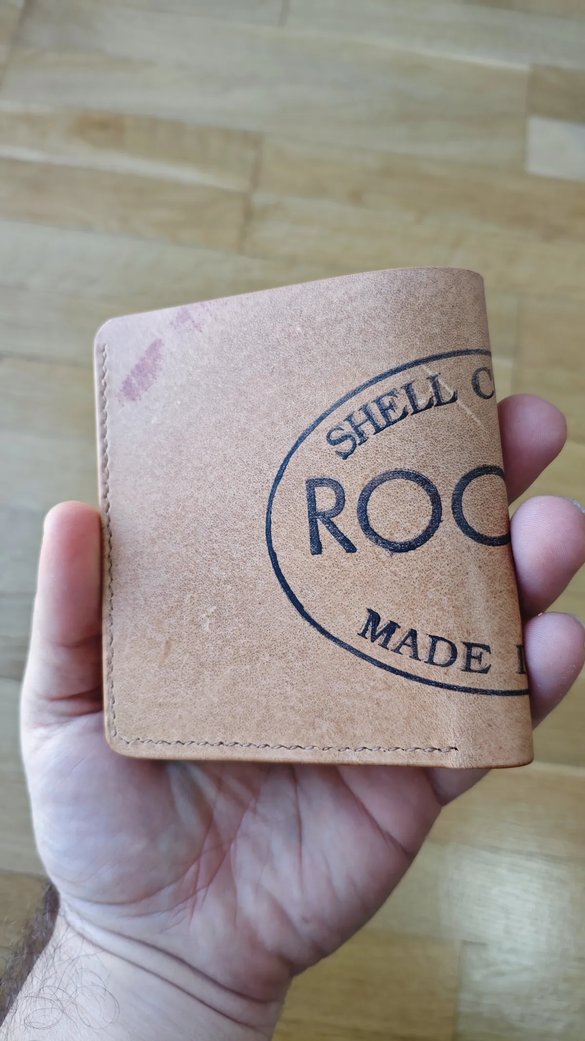 Ručno rađen kožni novčanik Rocado Shell Luca — 7