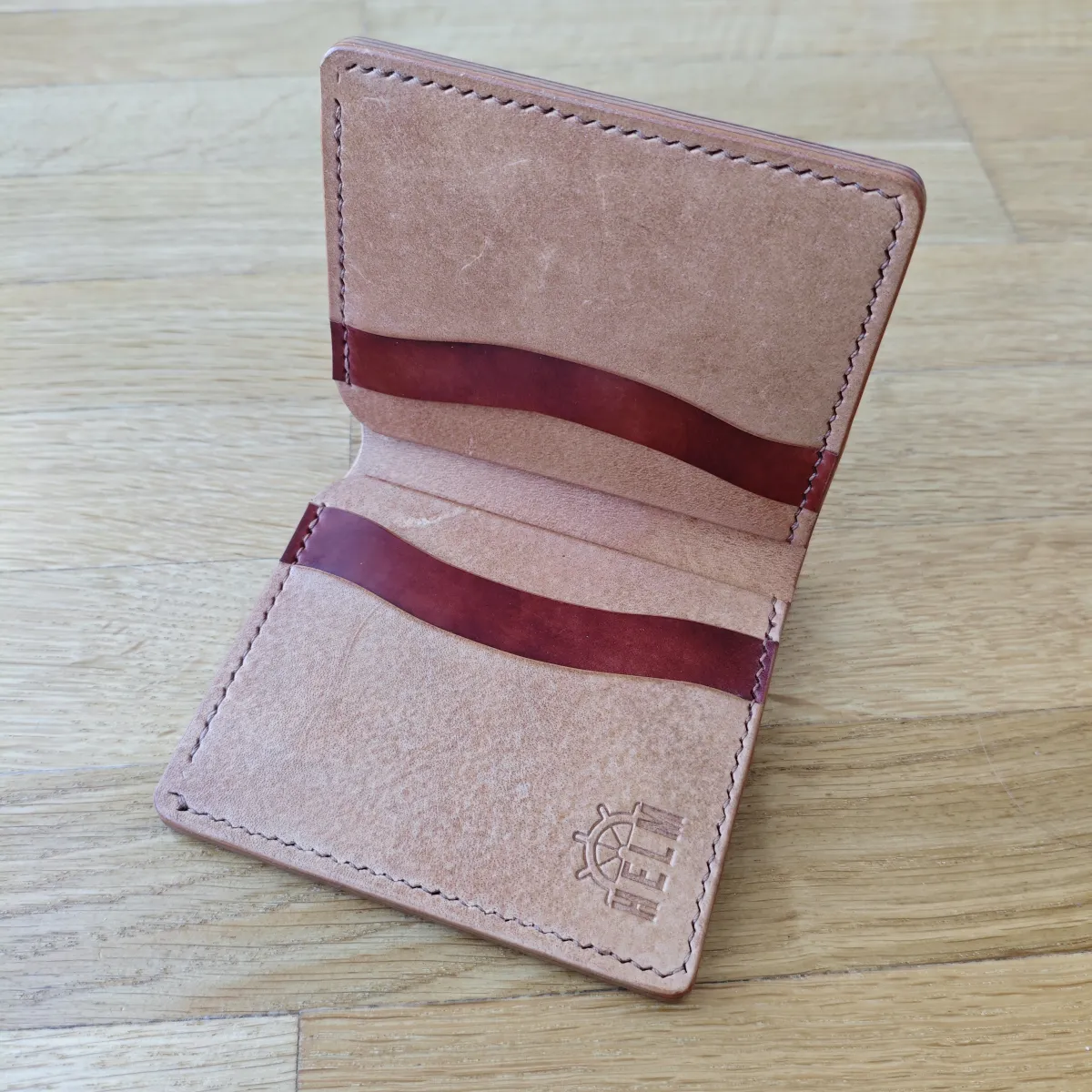 Ručno rađen kožni novčanik Rocado Shell Luca — 10