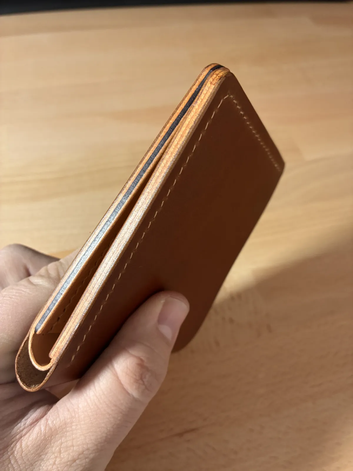 Kožni novčanik od prave italijanske prirodne kože bifold Luca — 5