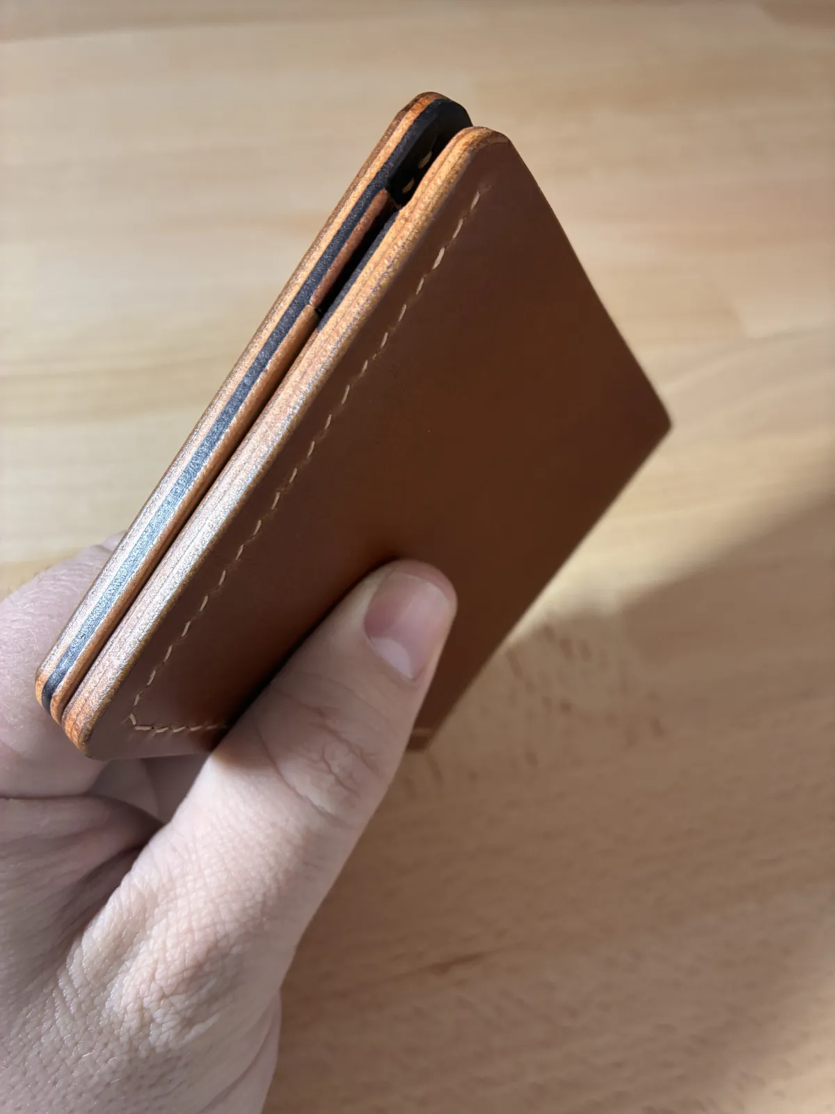 Kožni novčanik od prave italijanske prirodne kože bifold Luca — 7