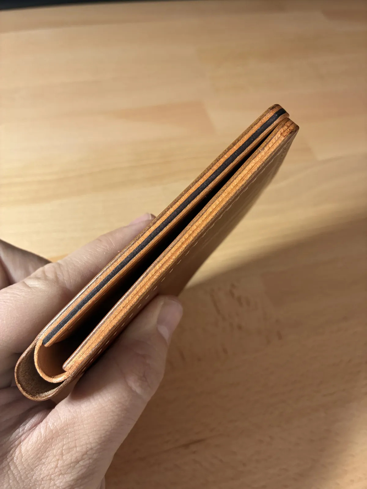 Kožni novčanik od prave italijanske prirodne kože bifold Luca — 8