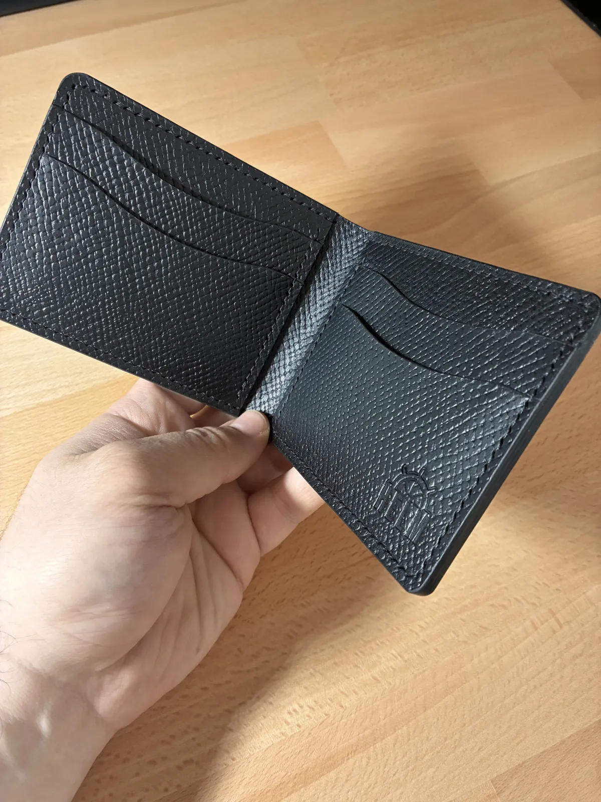 Kožni novčanik od prave italijanske prirodne kože bifold Luca — 3