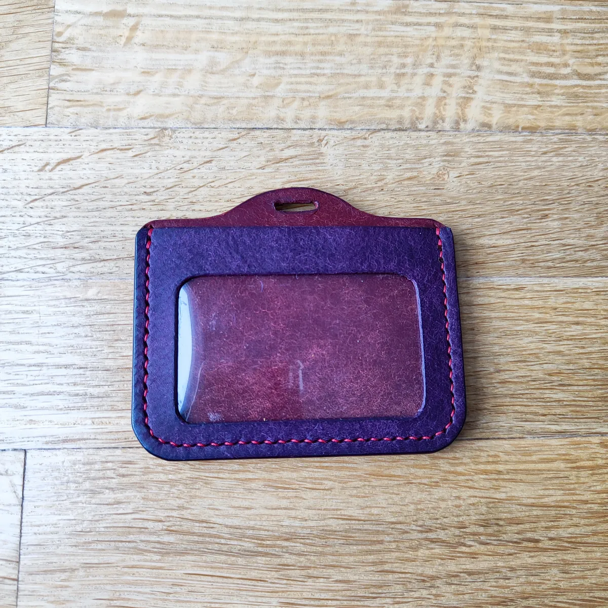 Kožni držač za kartice - prirodna koža ručni rad — 3