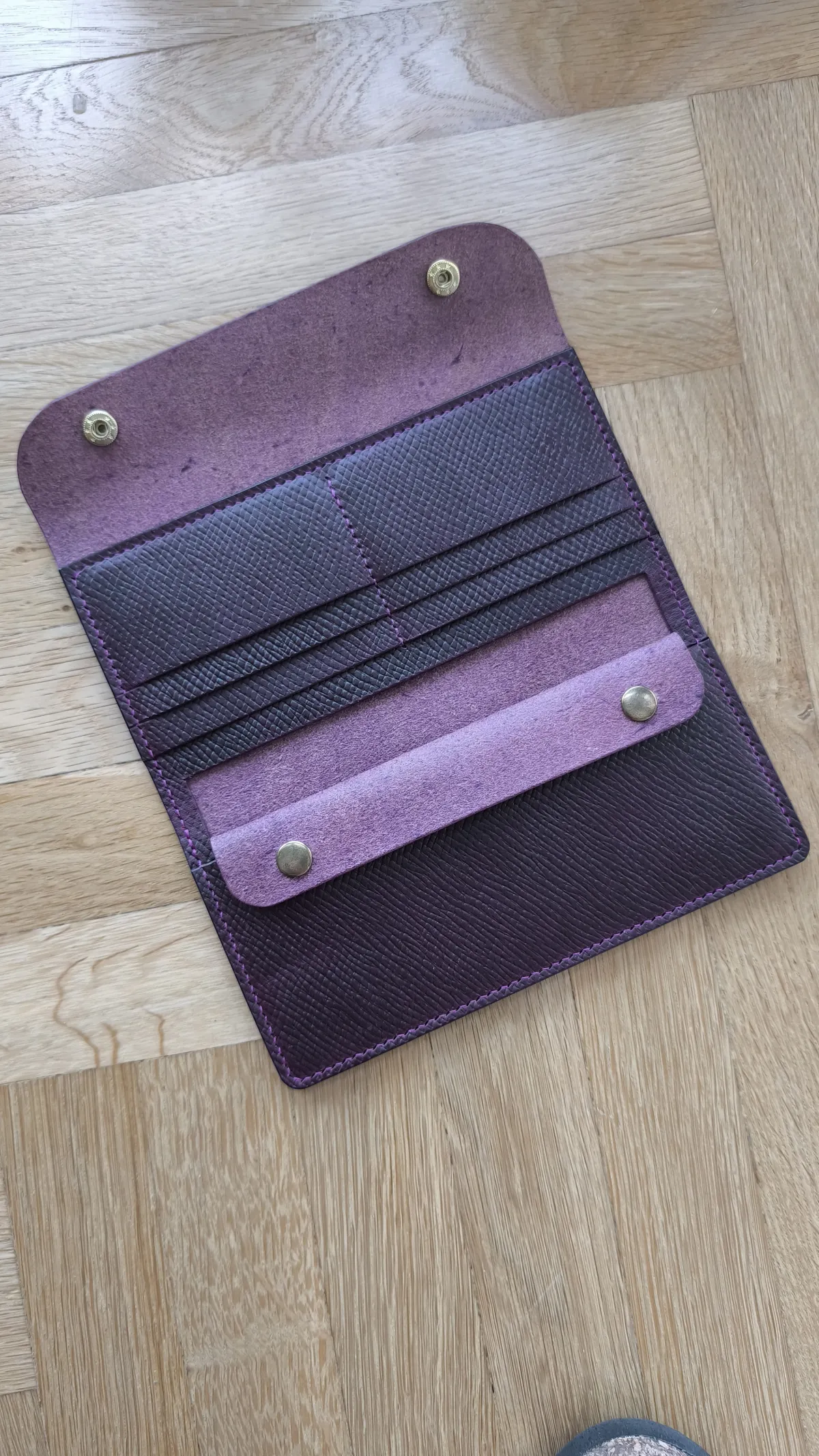 Ručno rađen novčanik od prirodne italijanske kože – Premium kvalitet — 3