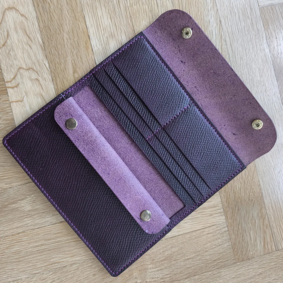 Ručno rađen novčanik od prirodne italijanske kože – Premium kvalitet — 4