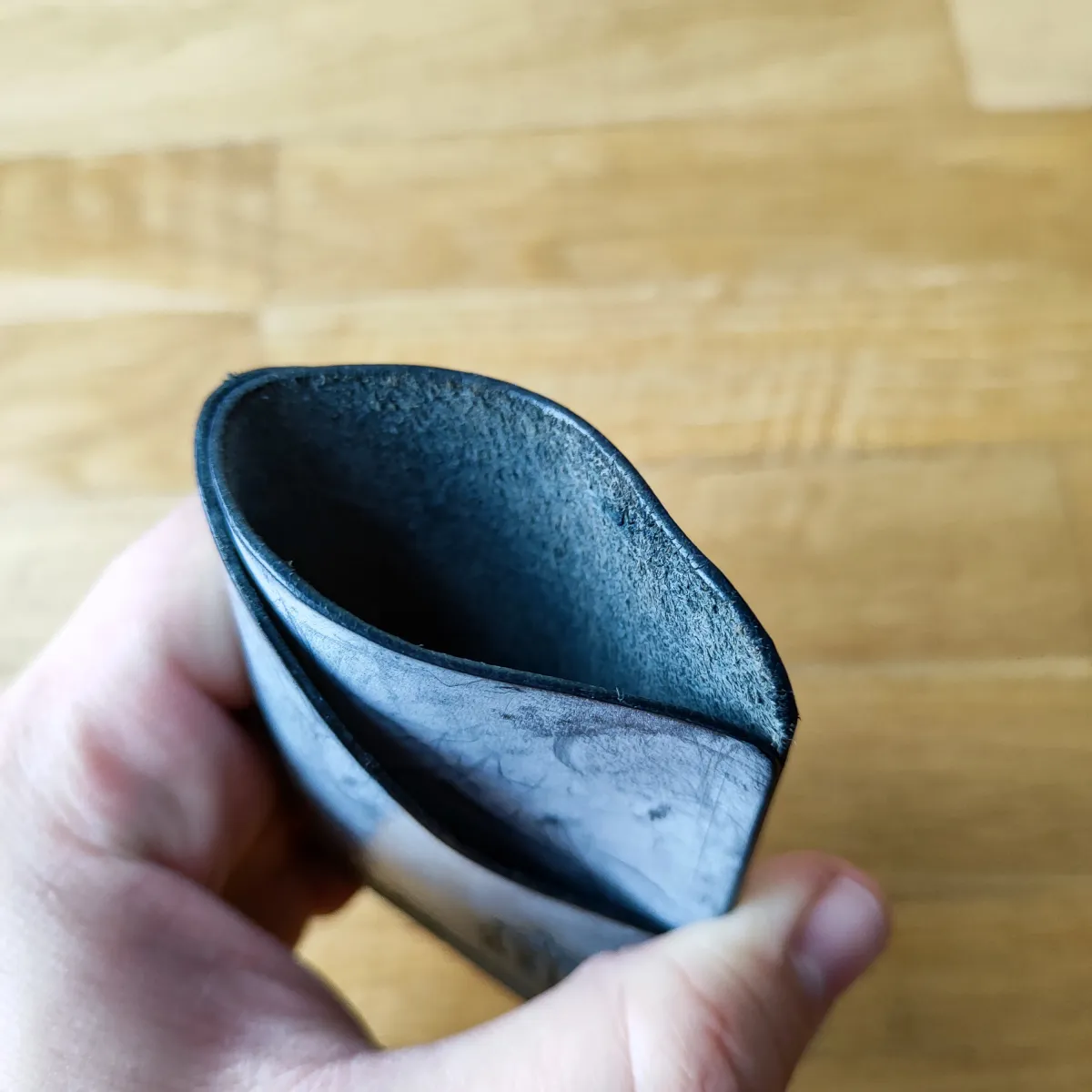 Novčanik Italijanska premium koža siva, marble efekat — 5