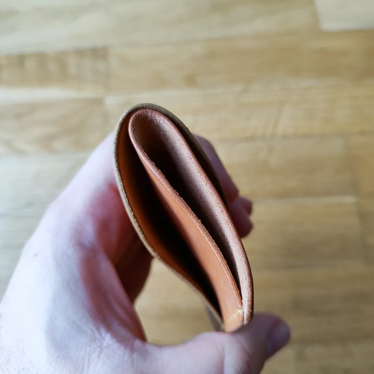 Novčanik Italijanska premium koža kamel braon, card holder — 2