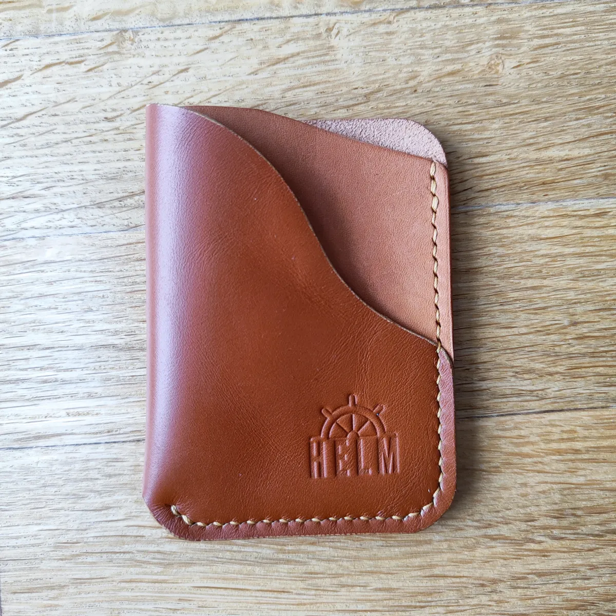 Novčanik Italijanska premium koža kamel braon, card holder — 5