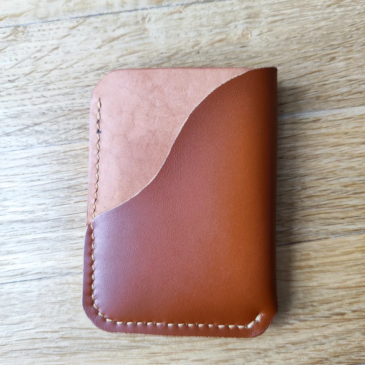 Novčanik Italijanska premium koža kamel braon, card holder — 6