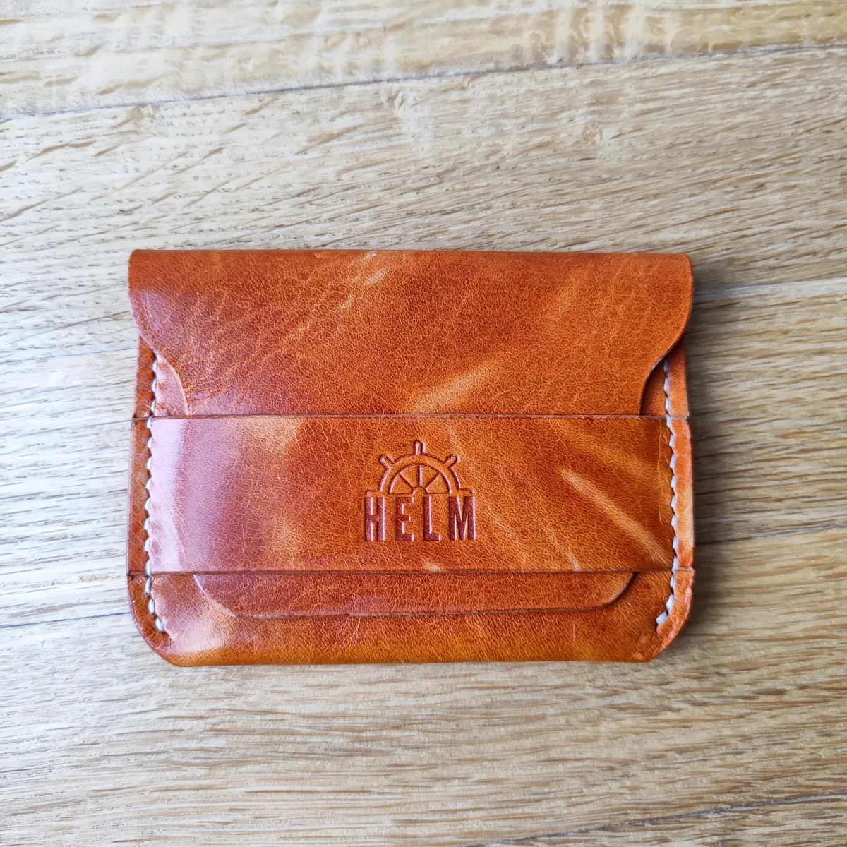 Novčanik Italijanska premium koža konjak braon, envelope stil — 1