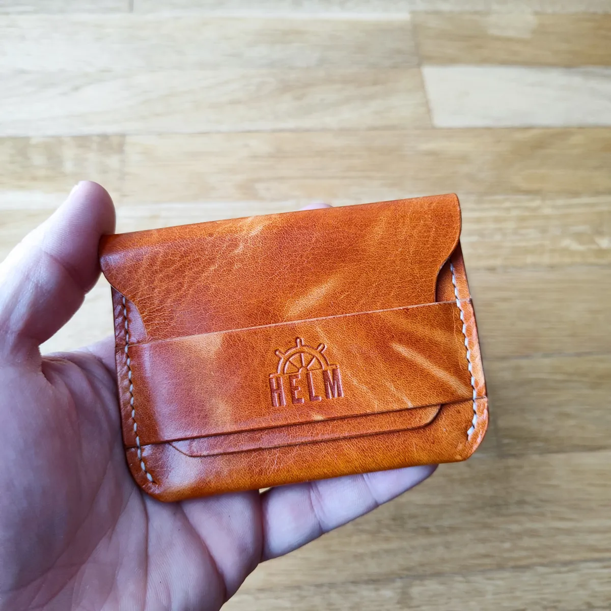 Novčanik Italijanska premium koža konjak braon, envelope stil — 3