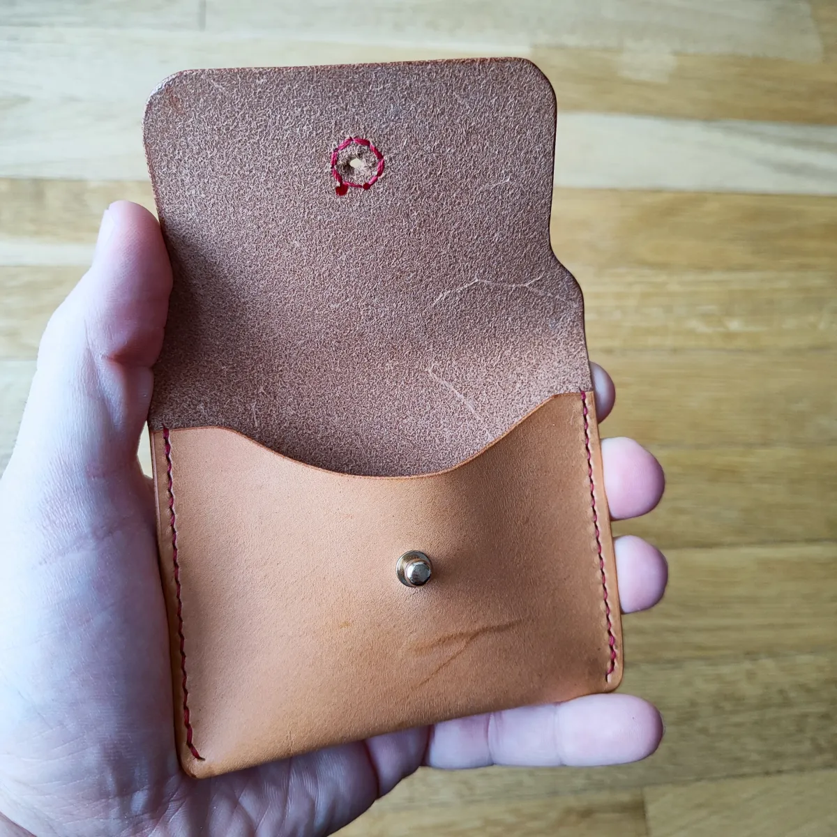 Novčanik Italijanska premium koža natural vegtan, sa kopčom — 3