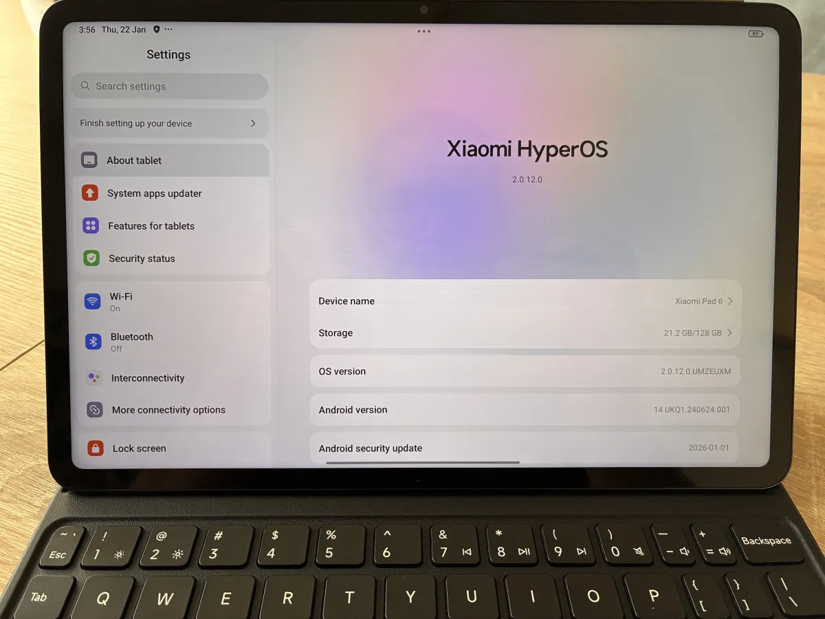 Xiaomi Pad 6 128GB + original tastatura i olovka — 2