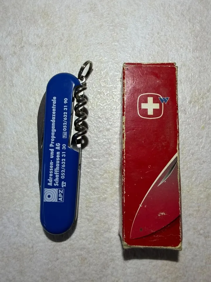 Vintage Wenger Swiss Army multitool Švajcarska 90e — 7