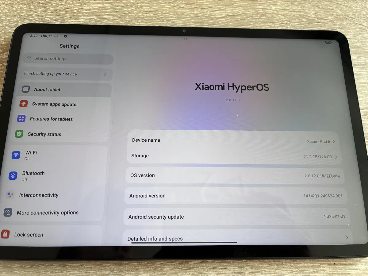 Xiaomi pad 6 128GB — 2